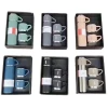 New stainless steel office water cup, insulated cup, business cup, three-lid gift box set, portable car cup Item Picture